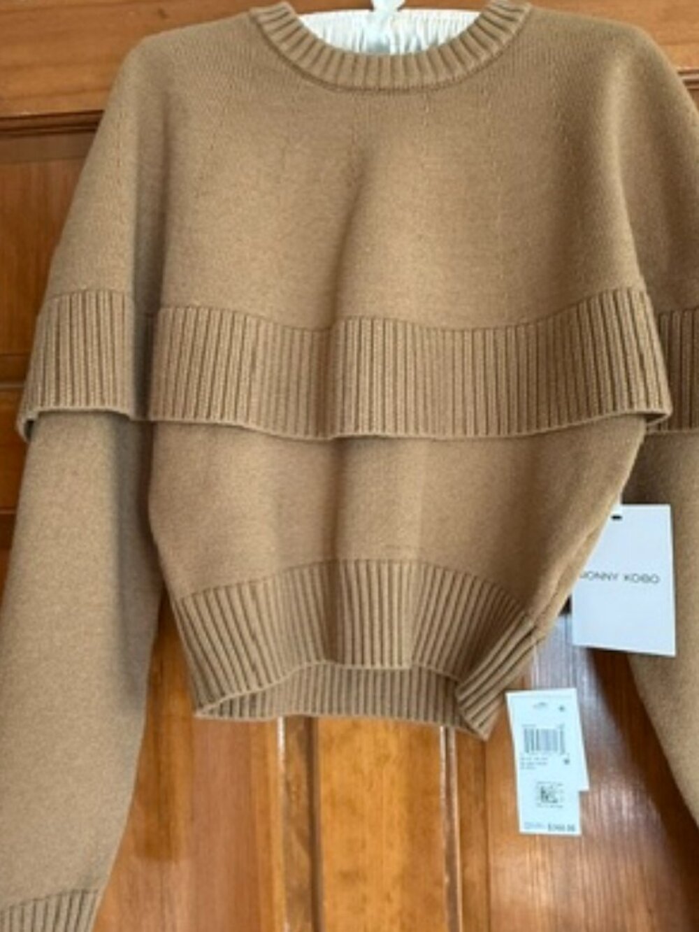 Ronny Kobo Sz M NWT Camel Sweater Evian knit
